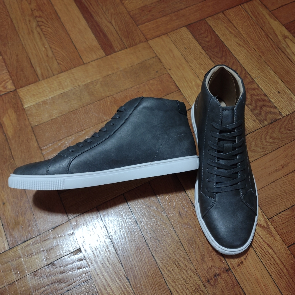 Unlisted by Kenneth Cole Stand Mid High Top Sneaker Gray 10